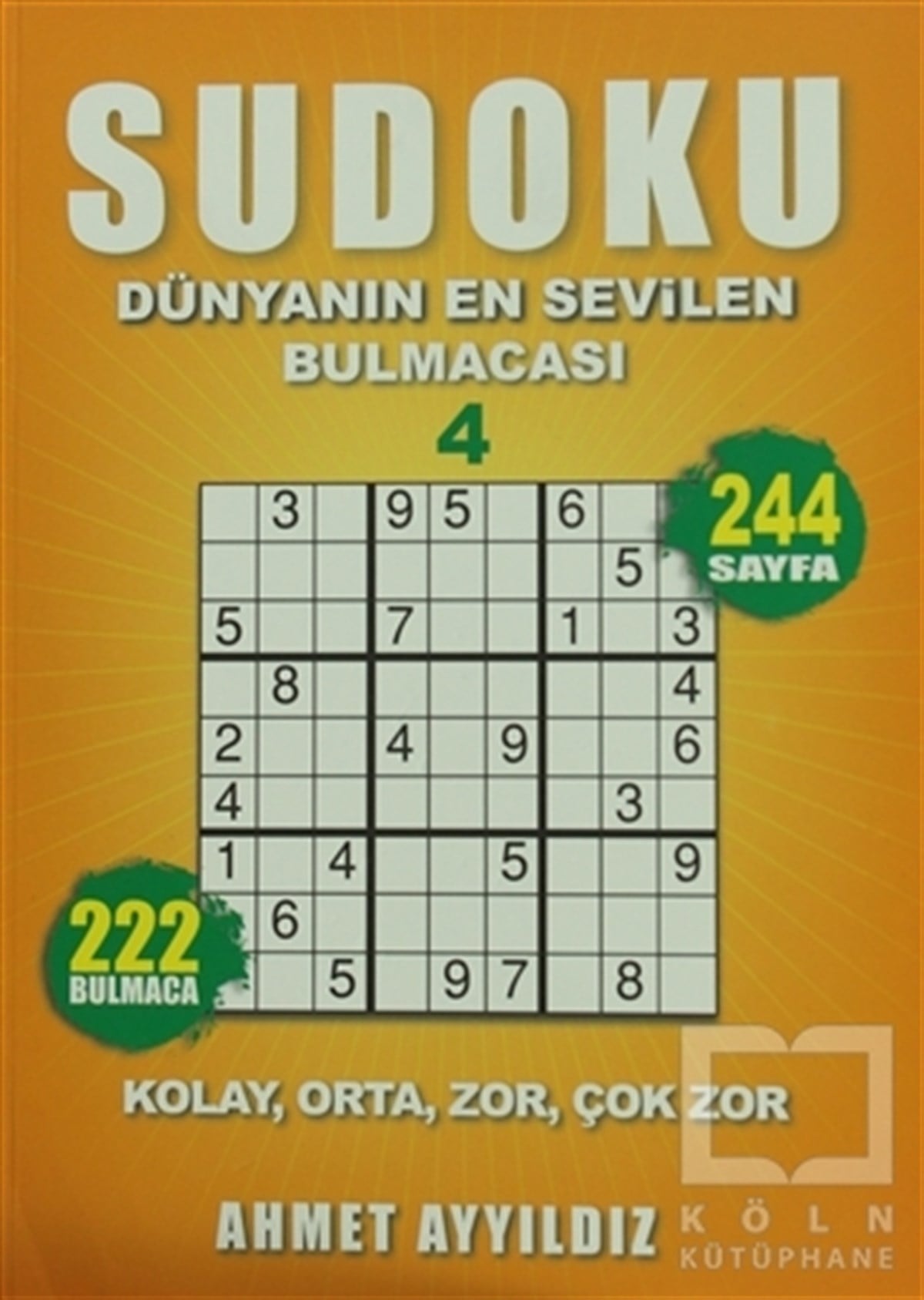 Ahmet AyyıldızBilmeceler, BulmacalarSudoku