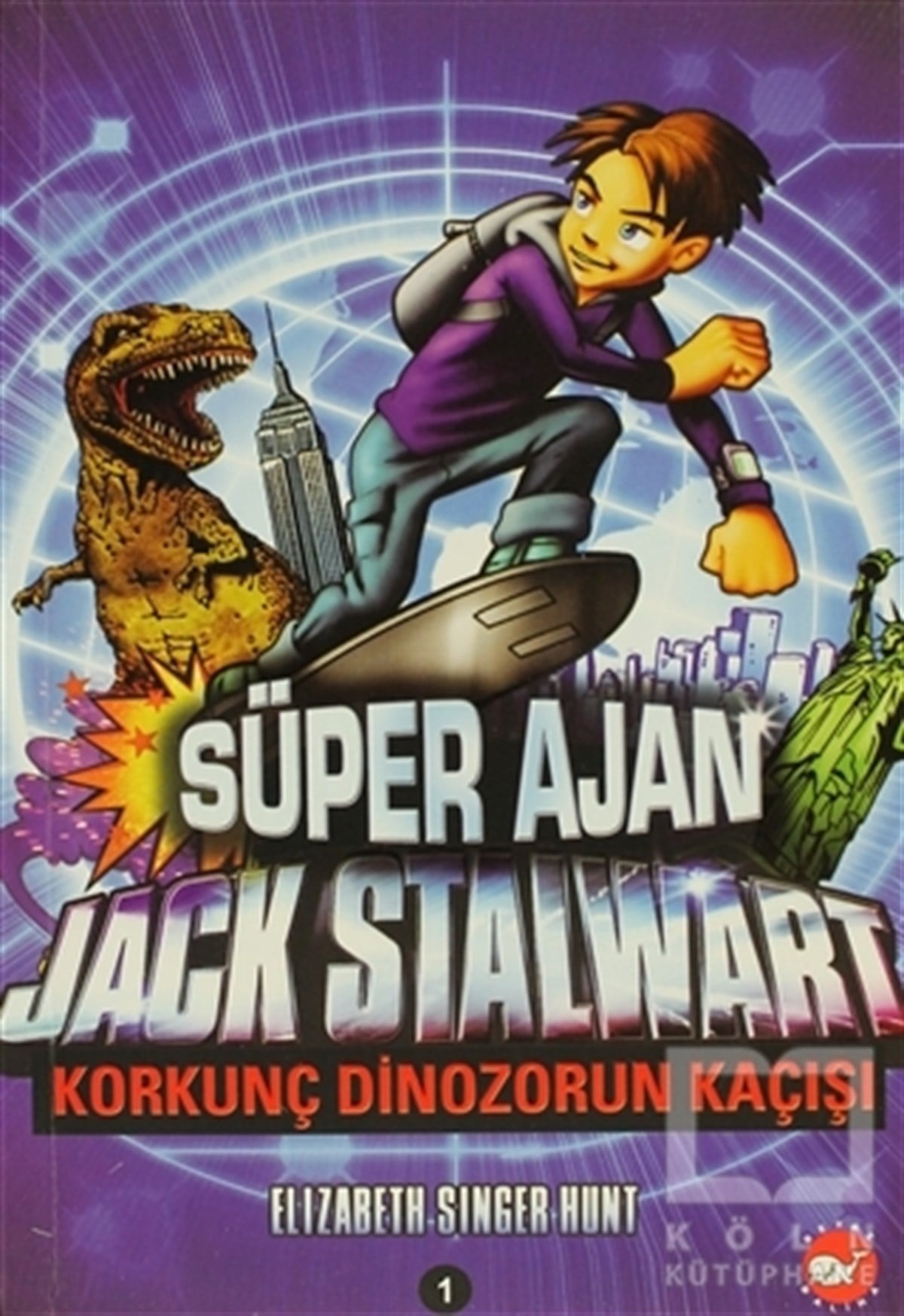Elizabeth Singer HuntÇizgi RomanSüper Ajan Jack Stalwart - Korkunç Dinozorun Kaçışı