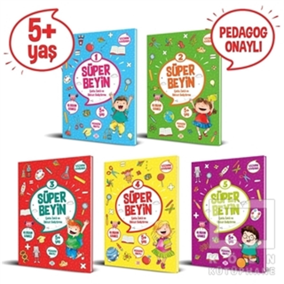 KolektifZeka Gelişimi KitaplarıSüper Beyin Serisi (5+ Yaş) (5 Kitap Takım)