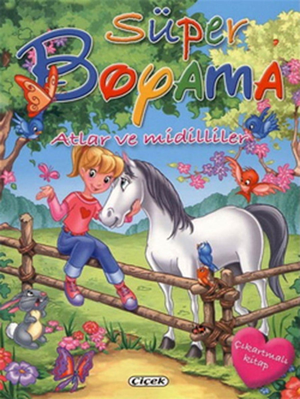 KolektifBoyama KitaplarıSüper Boyama - Atlar ve Midilliler