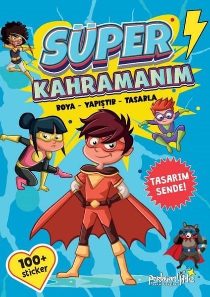 KolektifEgitim Etkinlik KitaplariSüper Kahramanım - Boya - Yapıştır - Tasarla