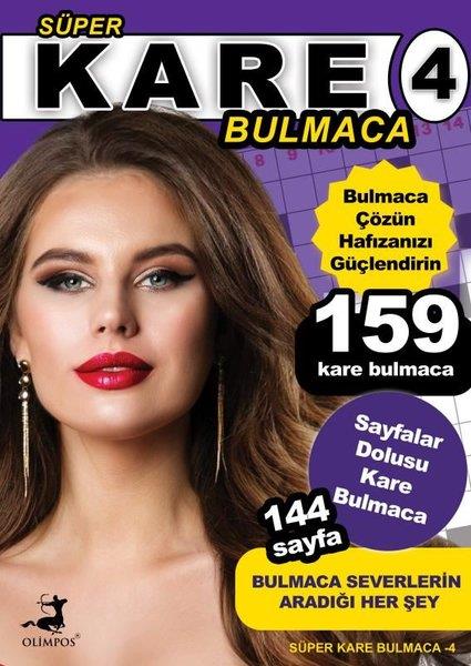 Bertan KodamanoğluBilmece & Bulmaca KitaplarıSüper Kare Bulmaca - 4