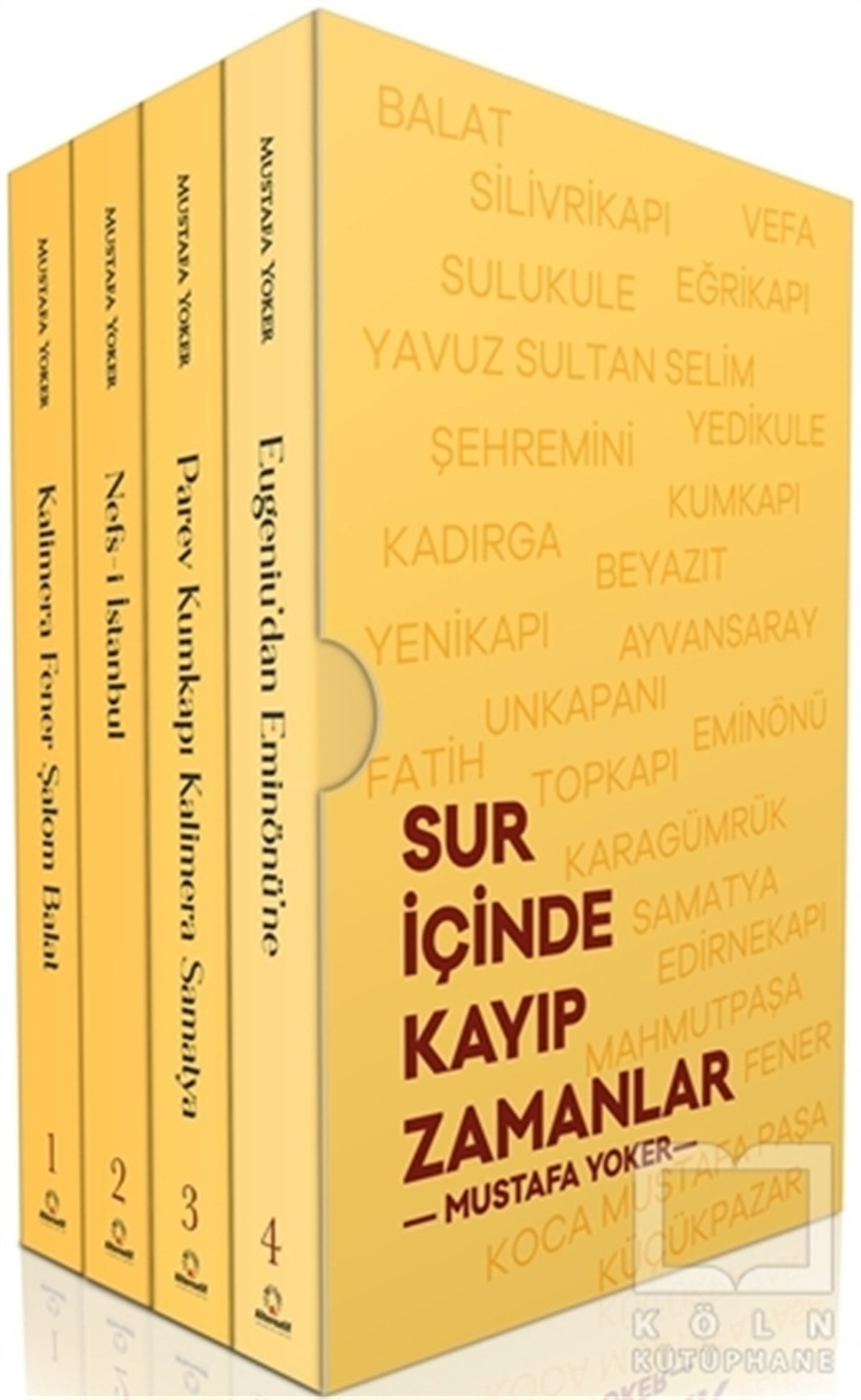 Mustafa YokerSeyahatnameSur İçinde Kayıp Zamanlar (4 Kitap Takım)