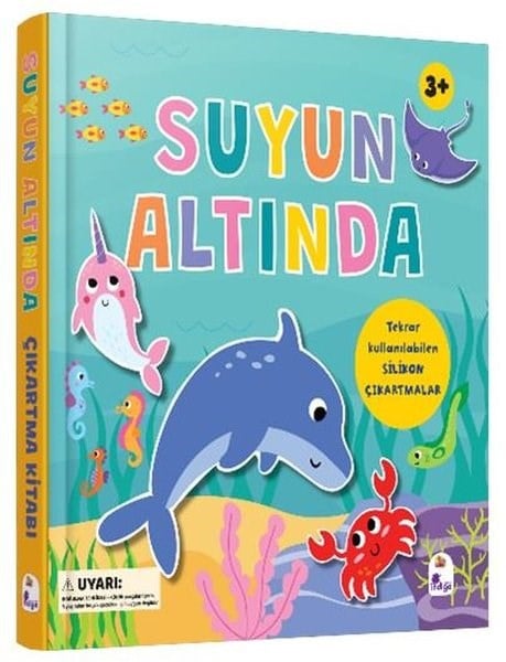 Holly MorrisEgitim Etkinlik KitaplariSuyun Altında - Silikon Çıkartmalı