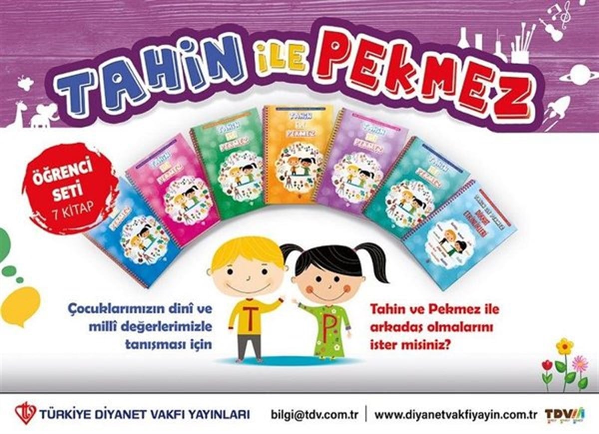 KolektifIslami Çocuk KitaplariTahin ile Pekmez Öğrenci Seti-7 Kitap Takım
