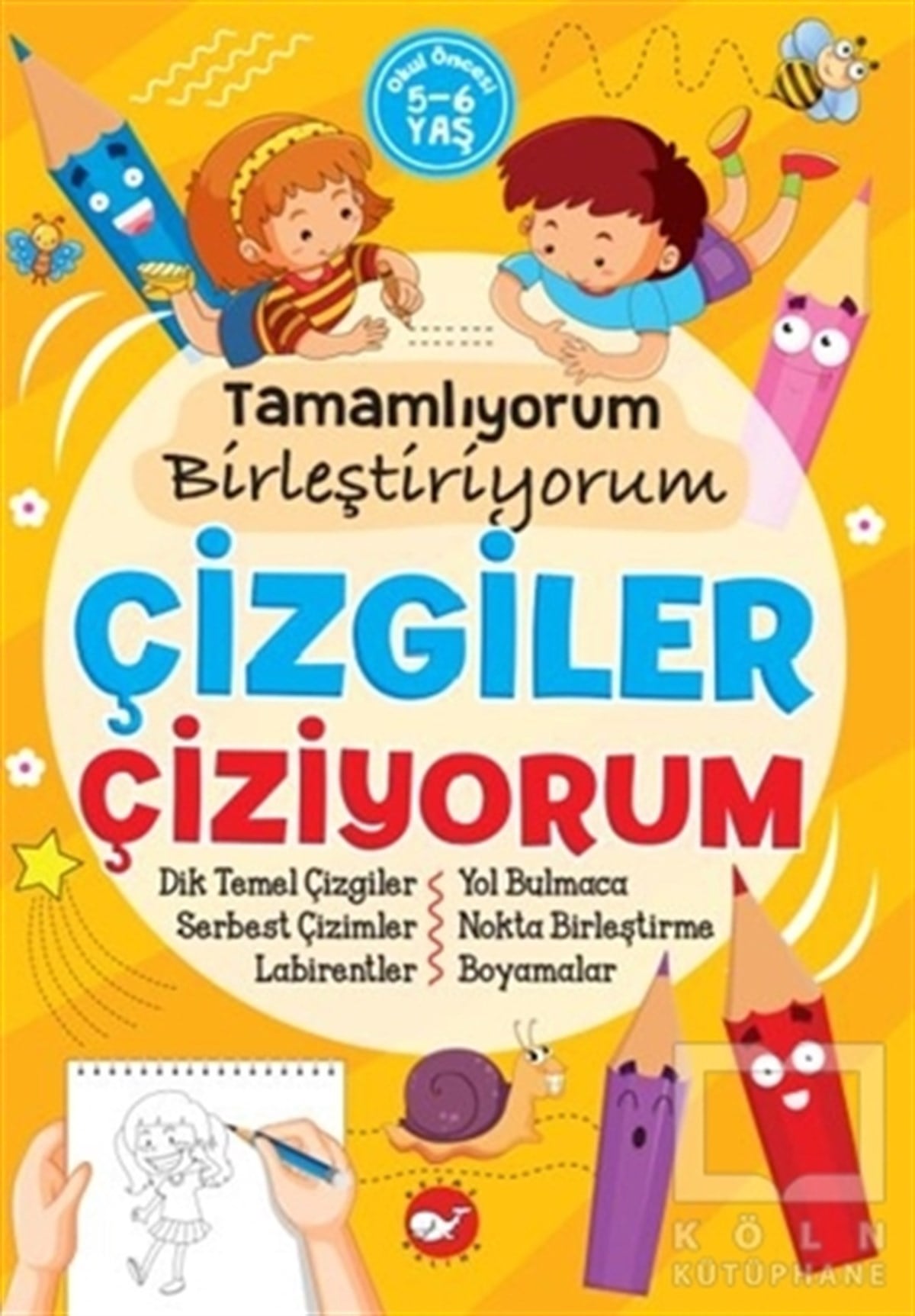 Tuba ÖztürkEtkinlik KitaplarıTamamlıyorum Birleştiriyorum - Çizgiler Çiziyorum
