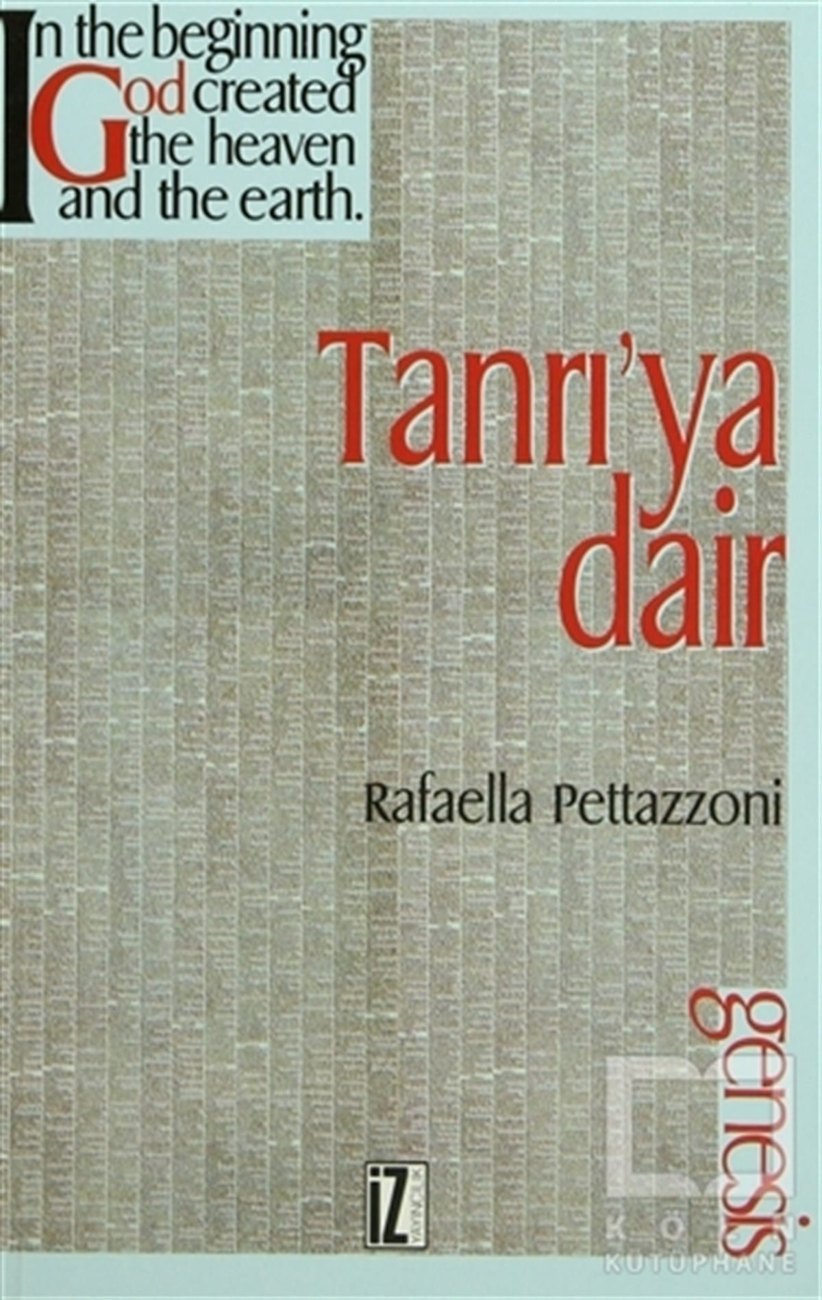 Rafaella PettazzoniDin FelsefesiTanrı’ya Dair