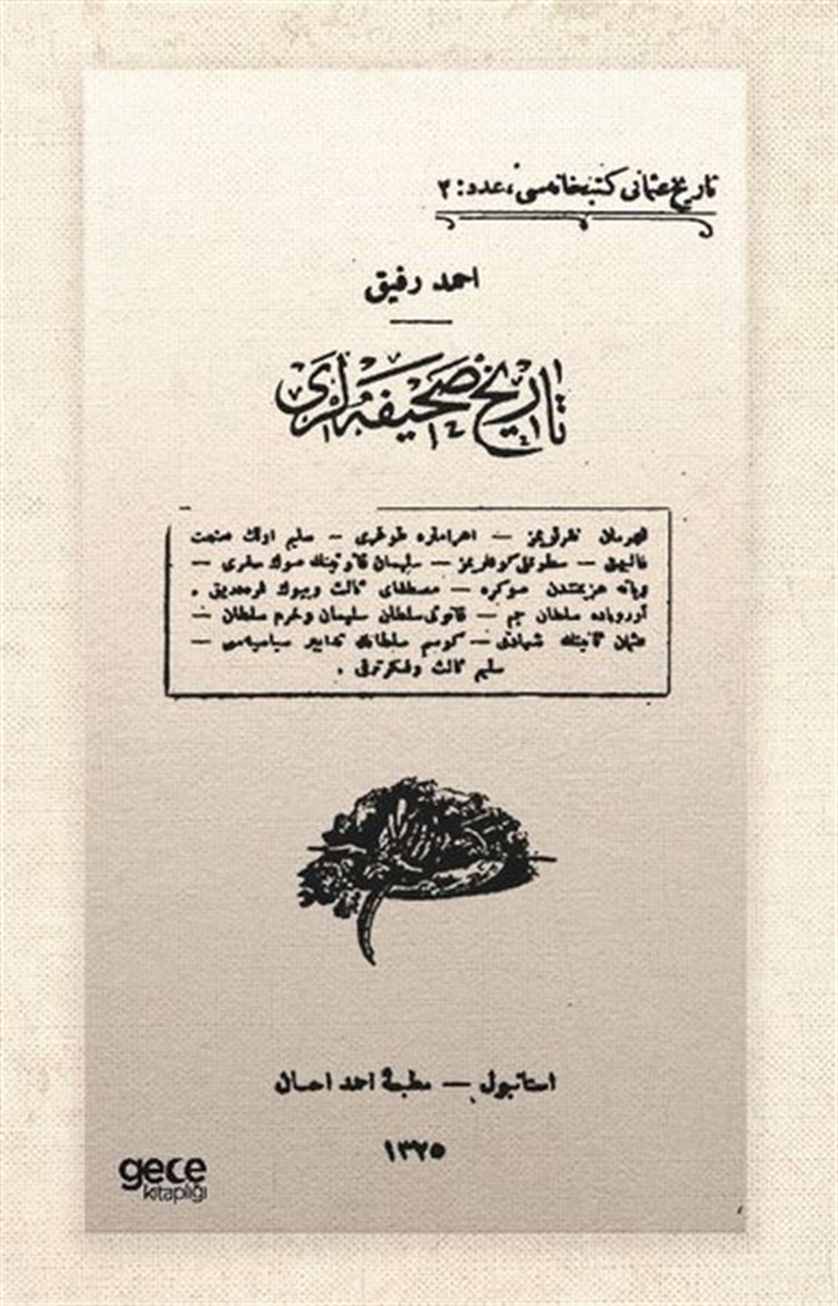 Ahmet Refik AltınayOsmanlicaTarih Sahifeleri - Osmanlıca
