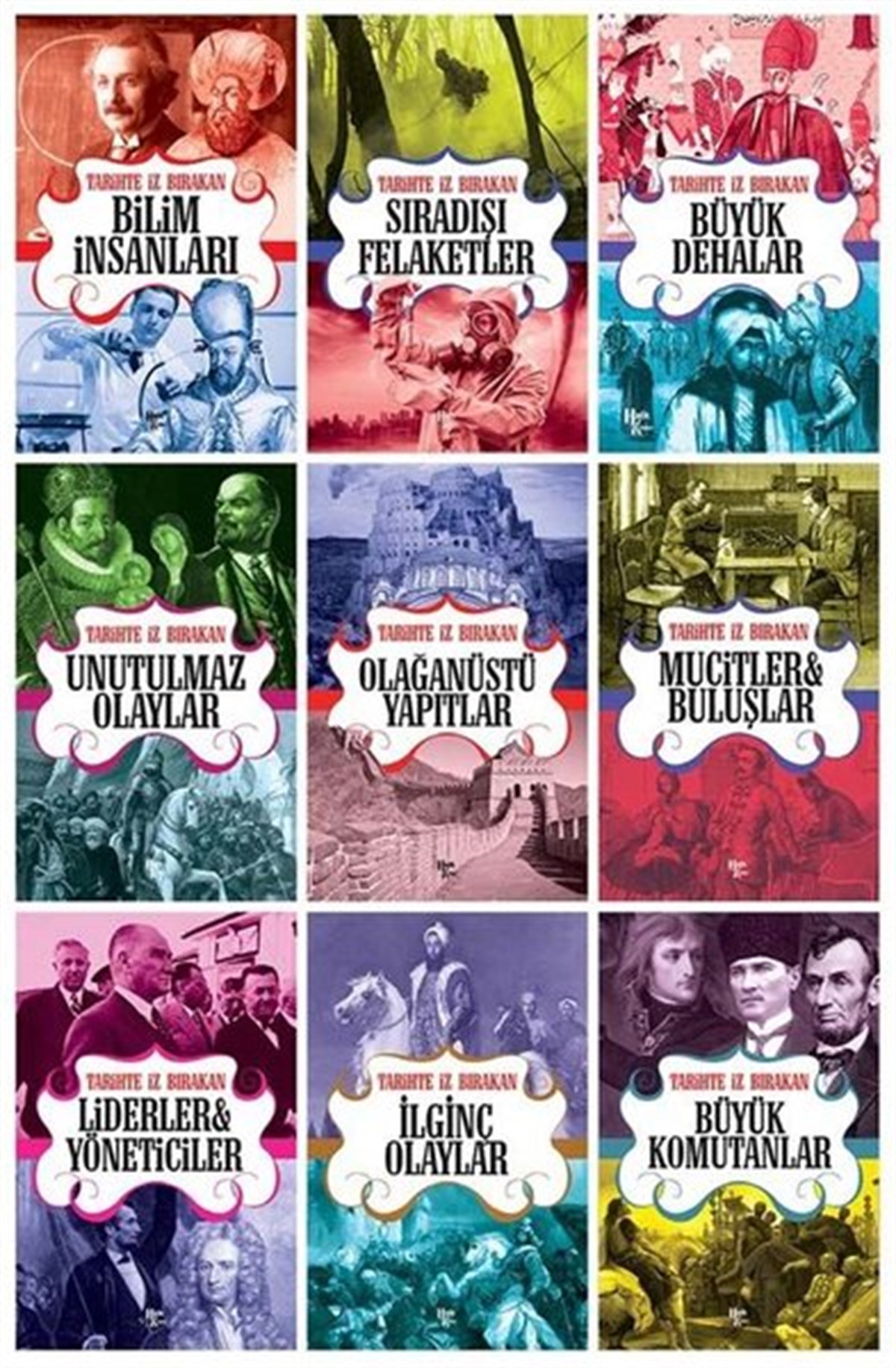 Rıza SüreyyaBilim Tarihi KitaplarıTarihte İz Bırakanlar Seti - 9 Kitap Takım
