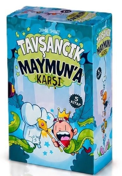 Jamie SmartÇocuk Gençlik RomanlarıTavşancık Maymun'a Karşı Seti - 5 Kitap Takım - Kutulu