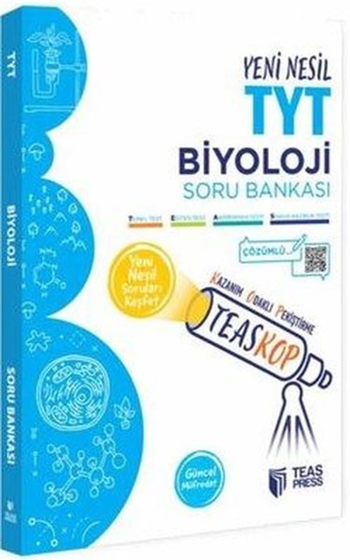 KolektifTYT BiyolojiTeaskop TYT Biyoloji Soru Bankası