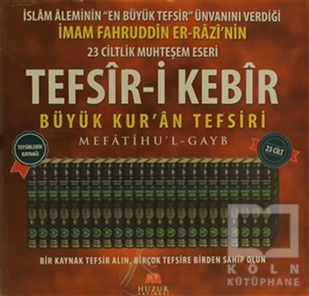 Fahruddin RaziKuran ve Kuran ÜzerineTefsir-i Kebir Kutulu (23 Cilt Takım - Şamua)