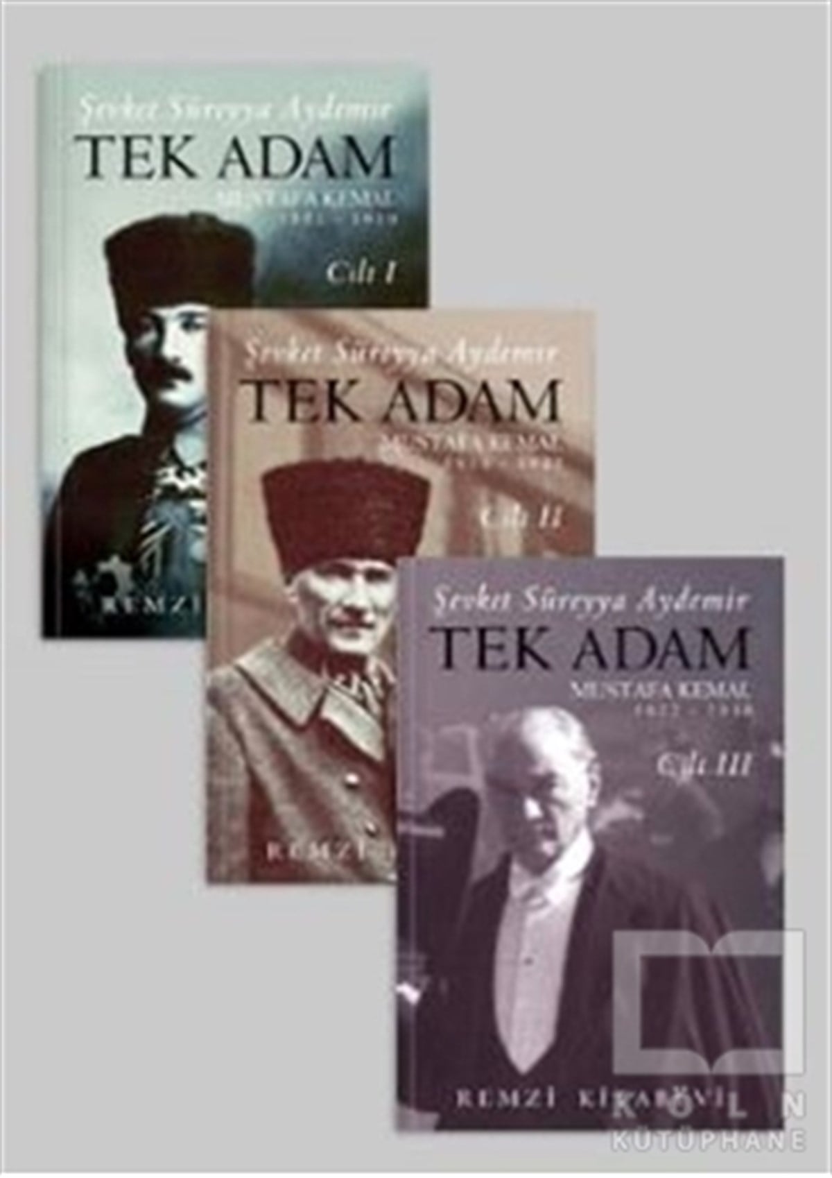 Şevket Süreyya AydemirMustafa Kemal Atatürk KitaplarıTek Adam 3 Cilt Takım (Büyük Boy)