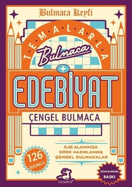 KolektifBilmece & Bulmaca KitaplarıTemalarla Çengel Bulmaca - Edebiyat - 126 Bulmaca
