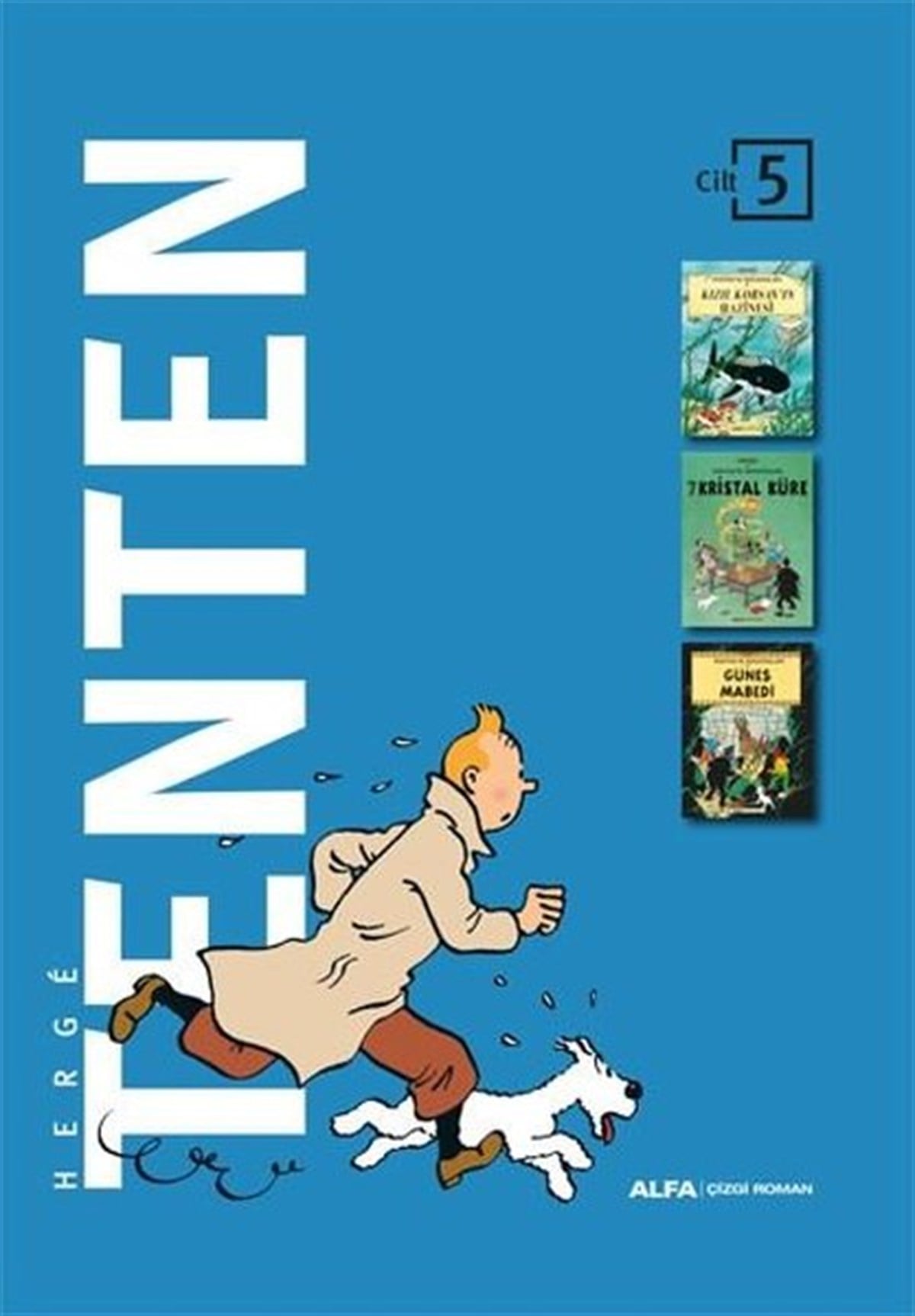 HergeÇizgi RomanlarTenten Cilt 5 - Üç Kitap Bir Arada - Kutulu