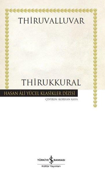 ThiruvalluvarDünya ŞiiriThirukkural - Hasan Ali Yücel Klasikler