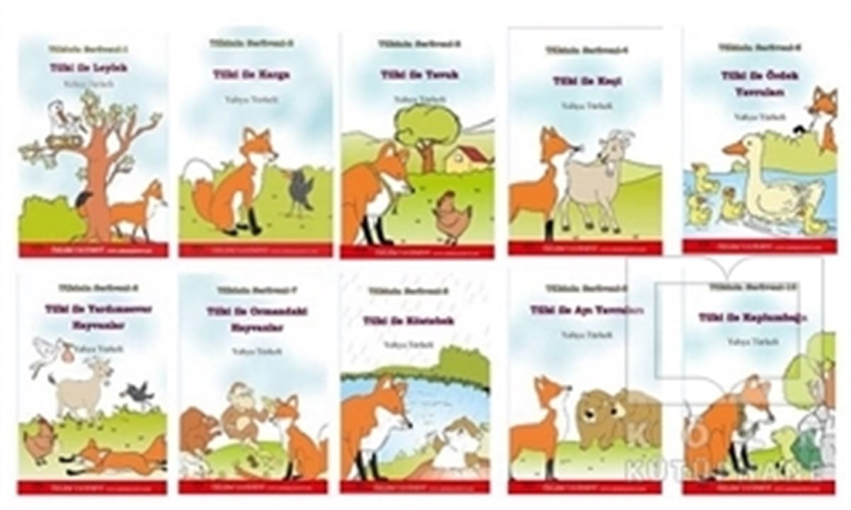Yahya TürkeliMasallarTilkinin Serüvenleri (Düz Yazılı - 10 Kitap Takım)