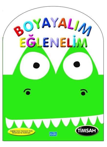 KolektifEgitim Etkinlik KitaplariTimsah - Boyayarak Eğlenelim