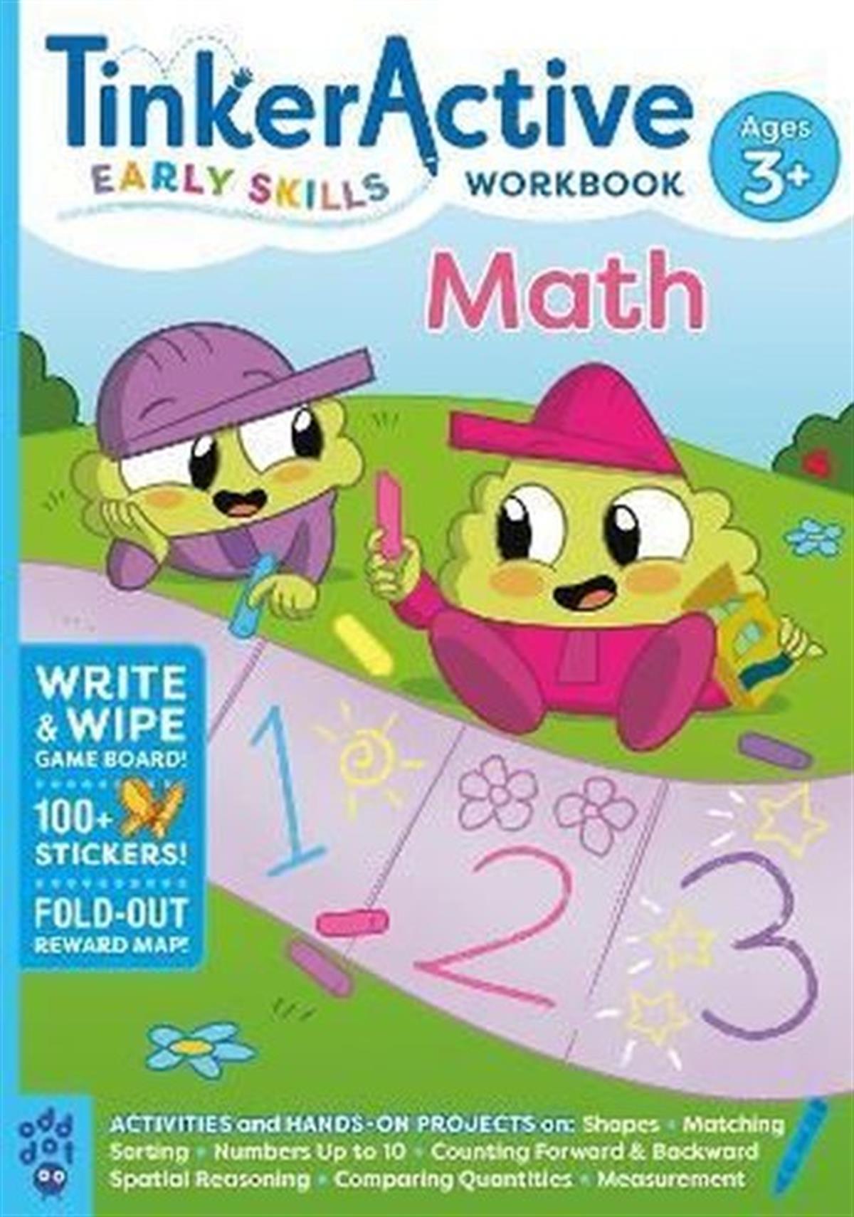 Nathalie Le DuPreschoolTinkerActive Early Skills Math Workbook Ages 3+