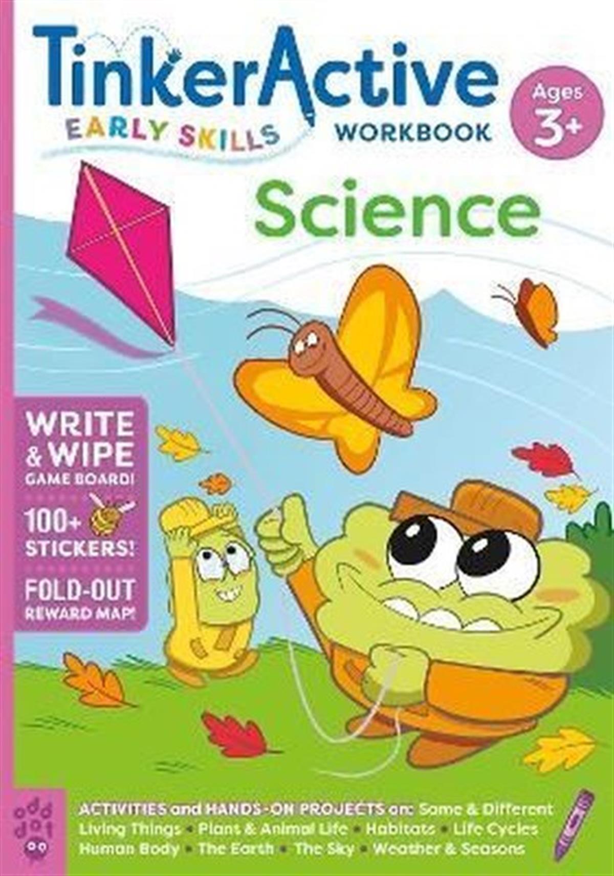 Megan Hewes ButlerPreschoolTinkerActive Early Skills Science Workbook Ages 3+