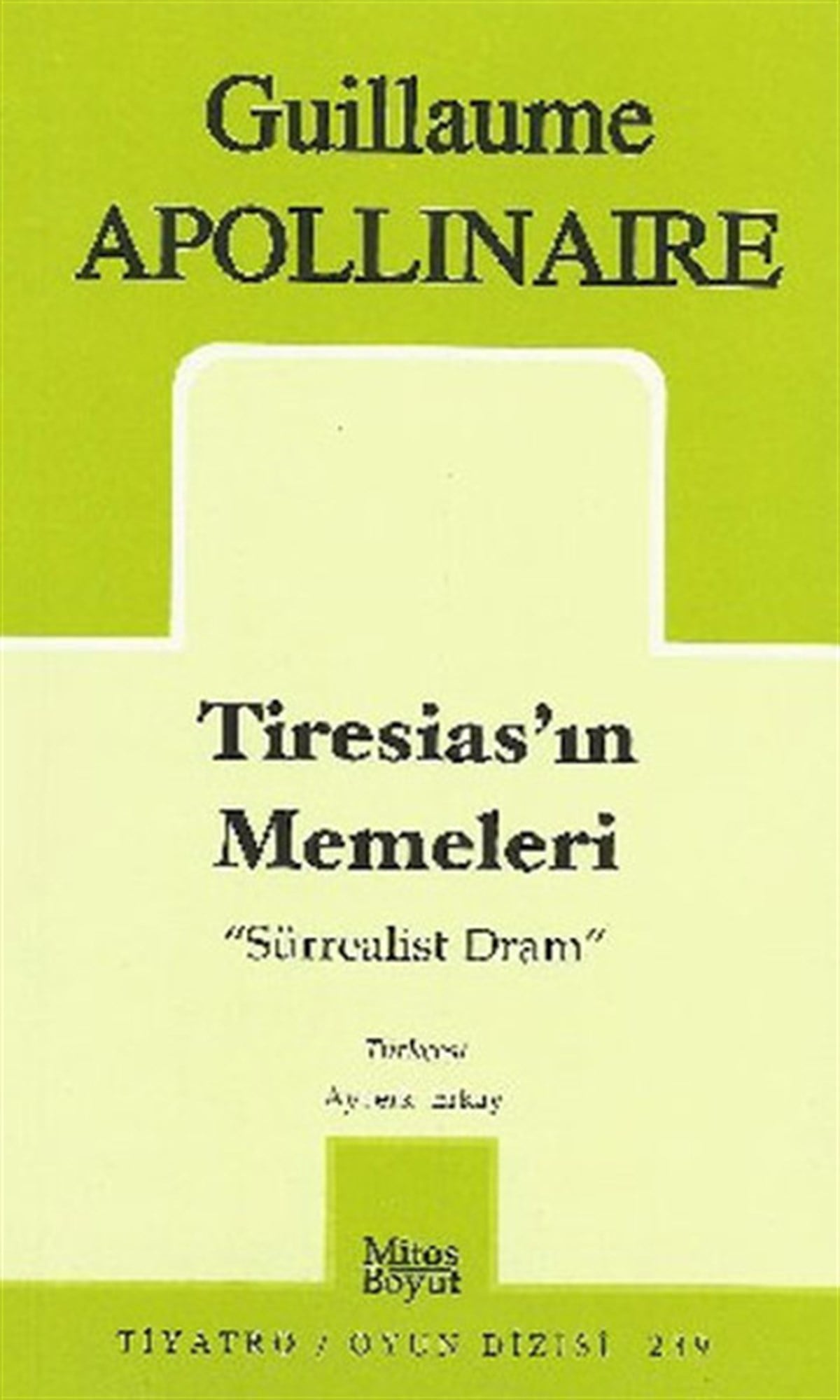 Guillaume ApollinaireDünya OyunlarıTiresias'ın Memeleri Sürrealist Dram