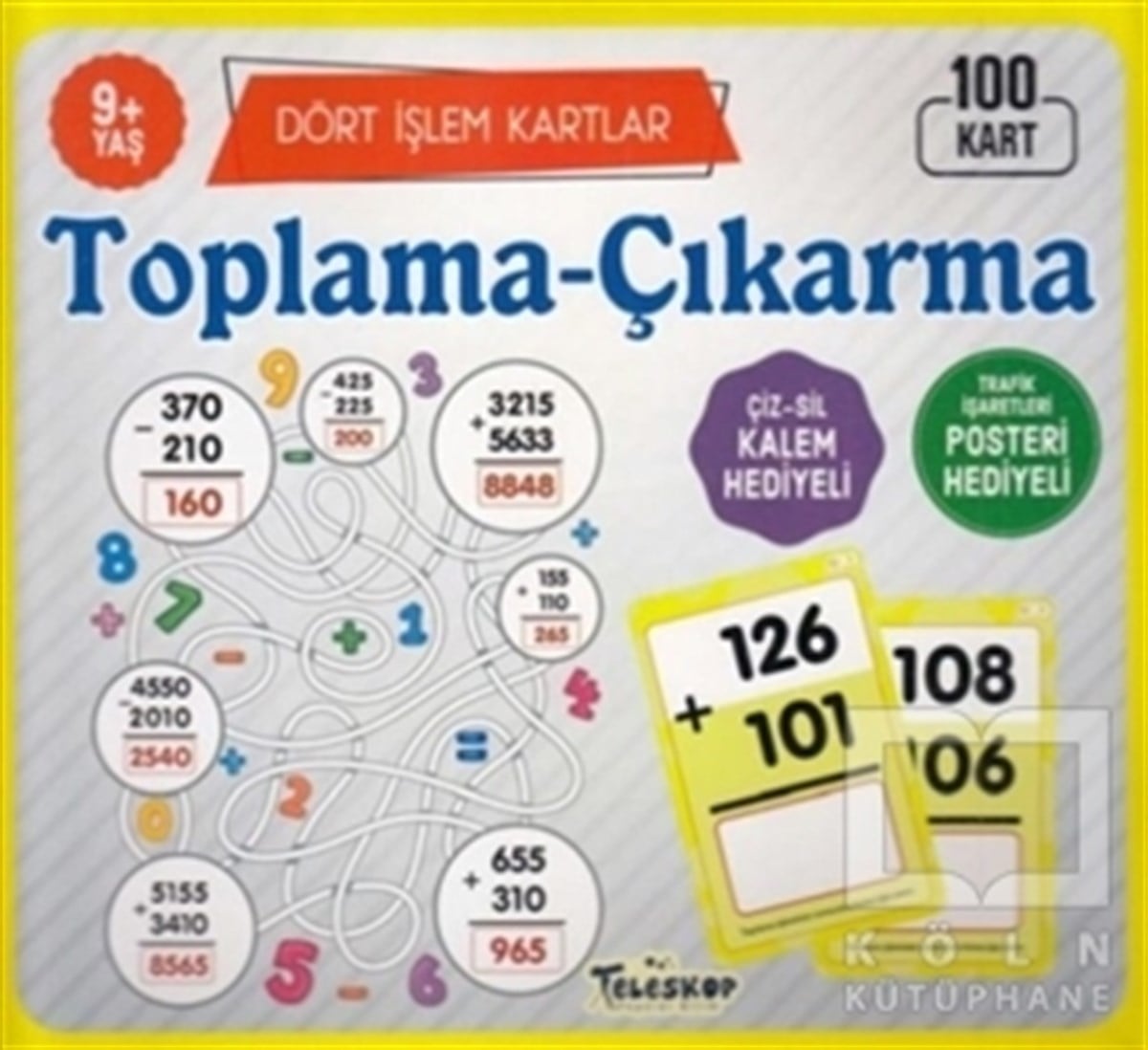 KolektifZeka Gelişimi KitaplarıToplama-Çıkarma / Dört İşlem Kartlar 9+ Yaş