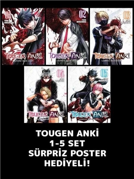 Yura UruşibaraMangaTougen Anki 1 - 5 - Poster Hediyeli Set