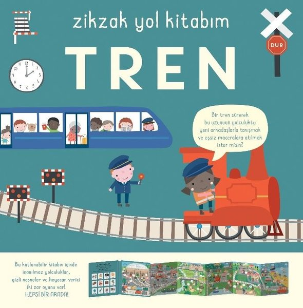 İdil BarımEgitim Etkinlik KitaplariTren - Zikzak Yol Kitabım