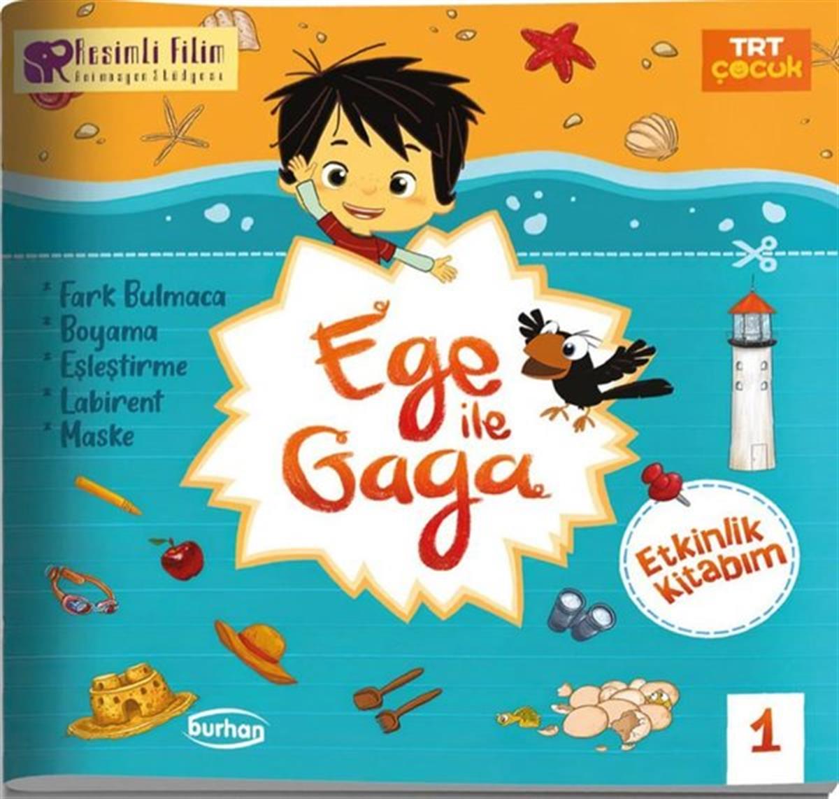 KolektifEtkinlik KitaplarıTRT Çocuk Ege ile Gaga Etkinlik Kitabım - 1