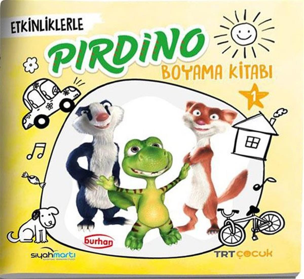 KolektifEtkinlik KitaplarıTRT Çocuk Etkinliklerle Pırdino Boyama Kitabı - 1