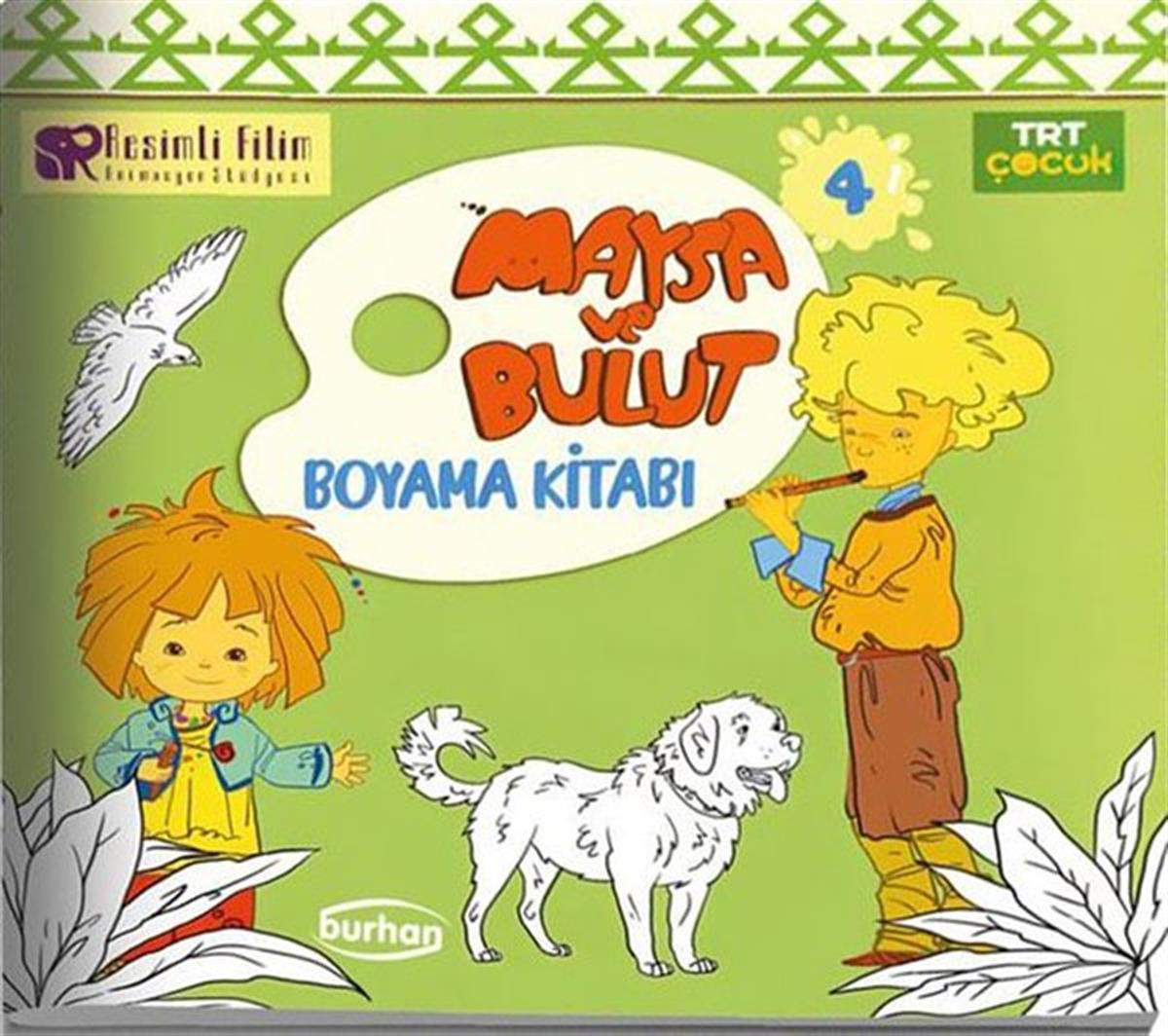 KolektifBoyama KitaplarıTRT Çocuk Maysa ve Bulut Boyama Kitabı - 4