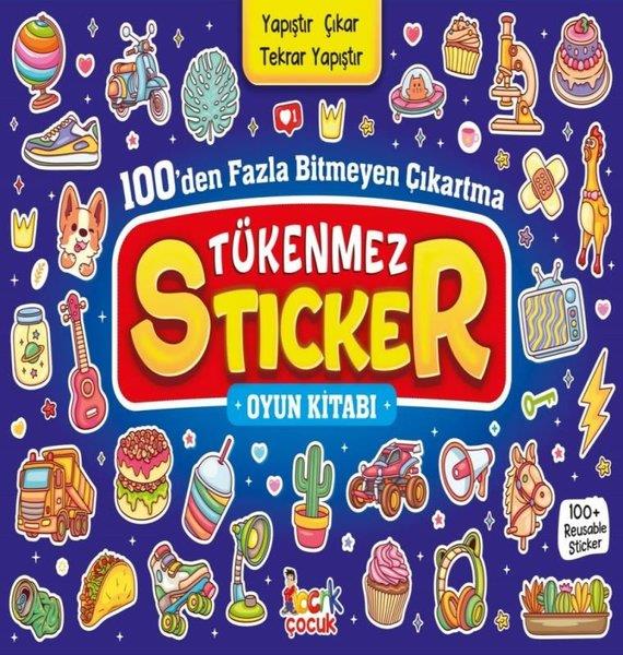 KolektifEgitim Etkinlik KitaplariTükenmez Sticker Oyun Kitabı - 100'den Fazla Bitmeyen Çıkartma