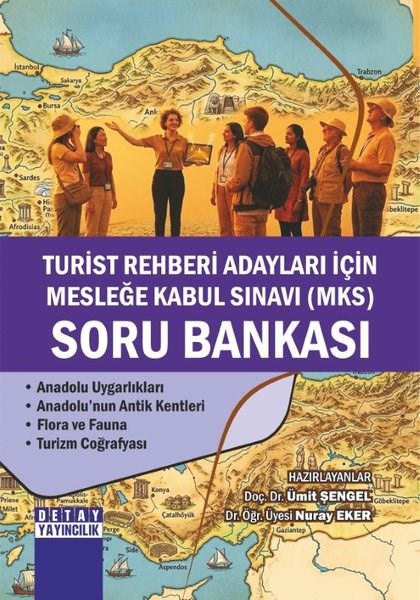 KolektifDiger Sinavlara HazirlikTurist Rehberi Adayları İçin Mesleğe Kabul Sınavı (MKS) Soru Bankası 3. Kitap