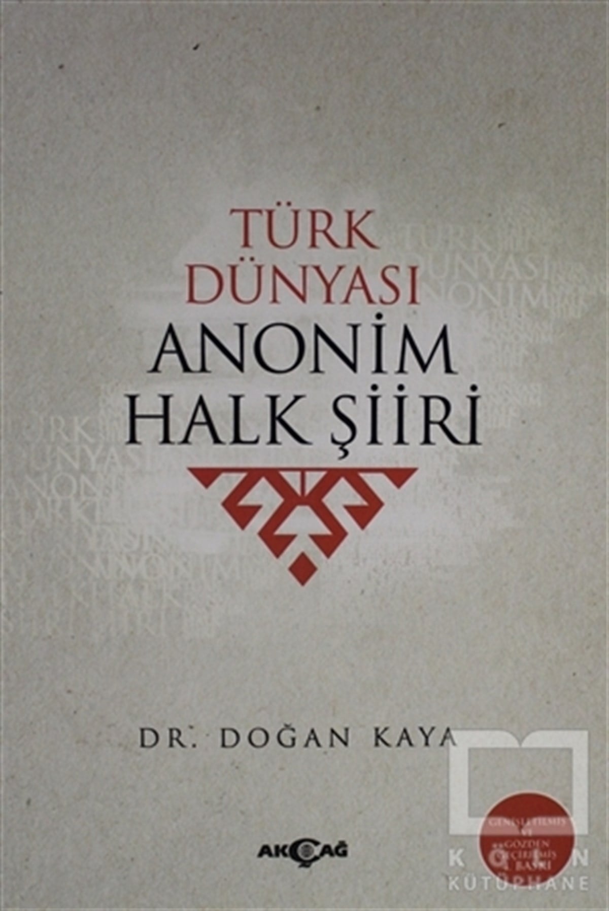 Doğan KayaDivan Edebiyatı - Halk EdebiyatıTürk Dünyası Anonim Halk Şiiri