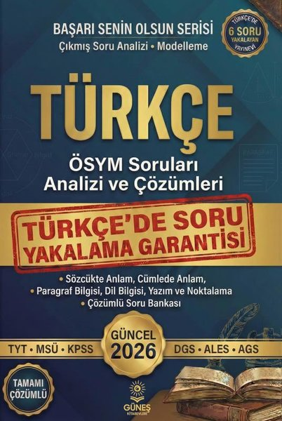 KolektifTYT - AYT Türkçe - EdebiyatTürkçe ÖSYM Soruları Analizi ve Çözümleri 2026 Güncel