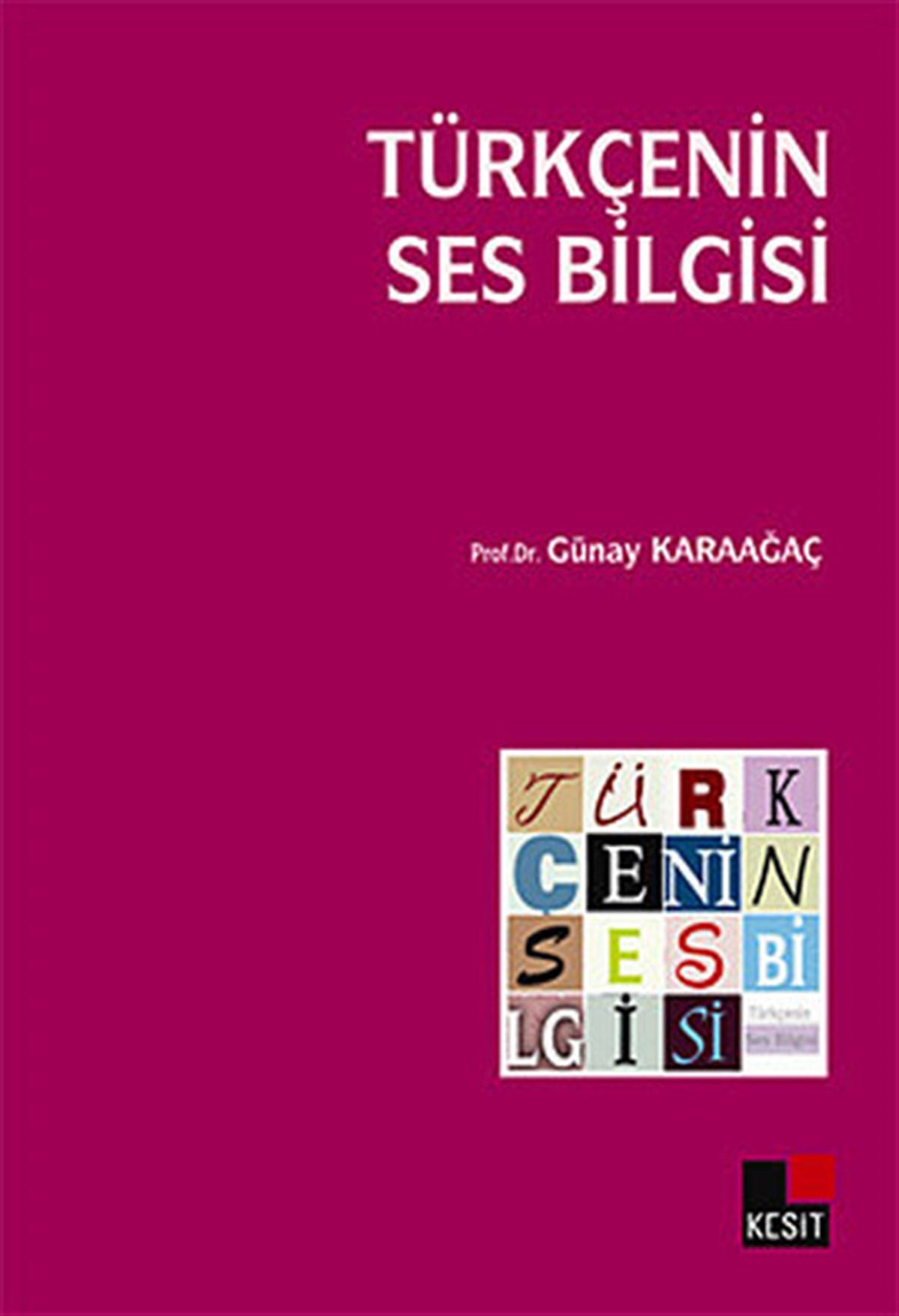 Günay KaraağaçTürkçe Dil Bilim KitaplarıTürkçenin Ses Bilgisi
