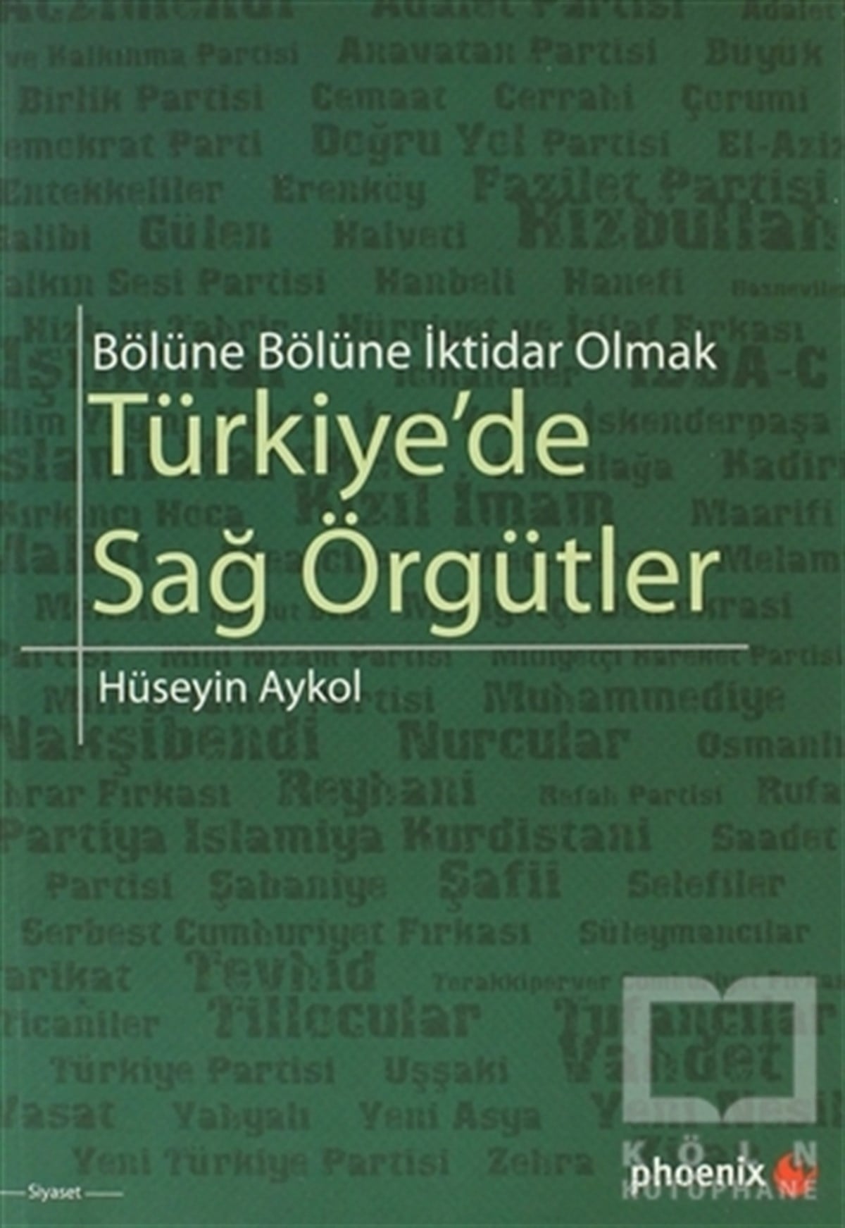 Hüseyin AykolTürkiye Siyaseti ve PolitikasıTürkiye’de Sağ Örgütler