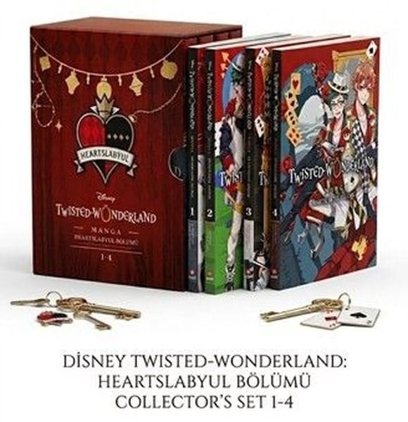 Wakana HazukiMangaTwisted-Wonderland Manga: Heartslabyul Bölümü Seti - 4 KitapTakım