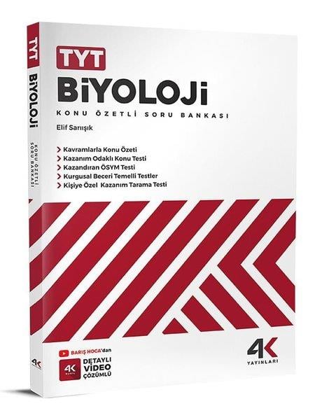 Elif SarıışıkTYT BiyolojiTYT Biyoloji Konu Özetli Soru Bankası