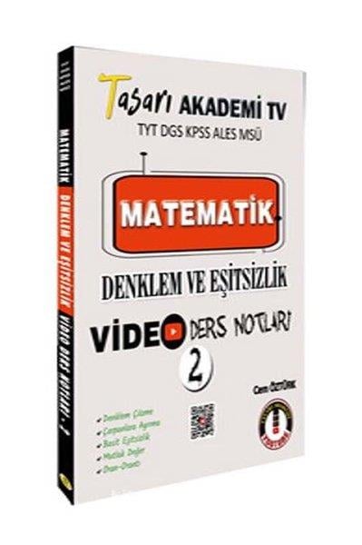 Cem ÖztürkDGS Konu Anlatim KitaplariTYT DGS KPSS ALES MSÜ Matematik Denklem Eşitsizlik Video Ders Notları