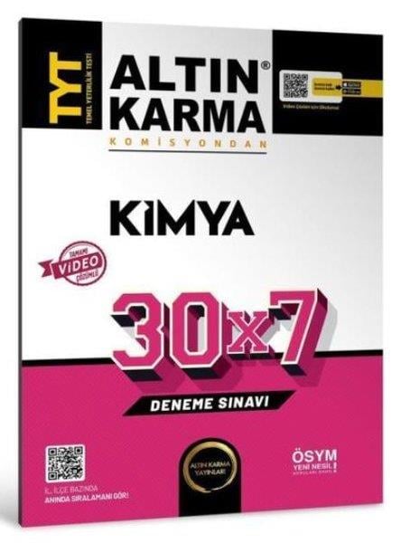 KolektifTYT KimyaTYT Kimya 30x7 Deneme Sınavı