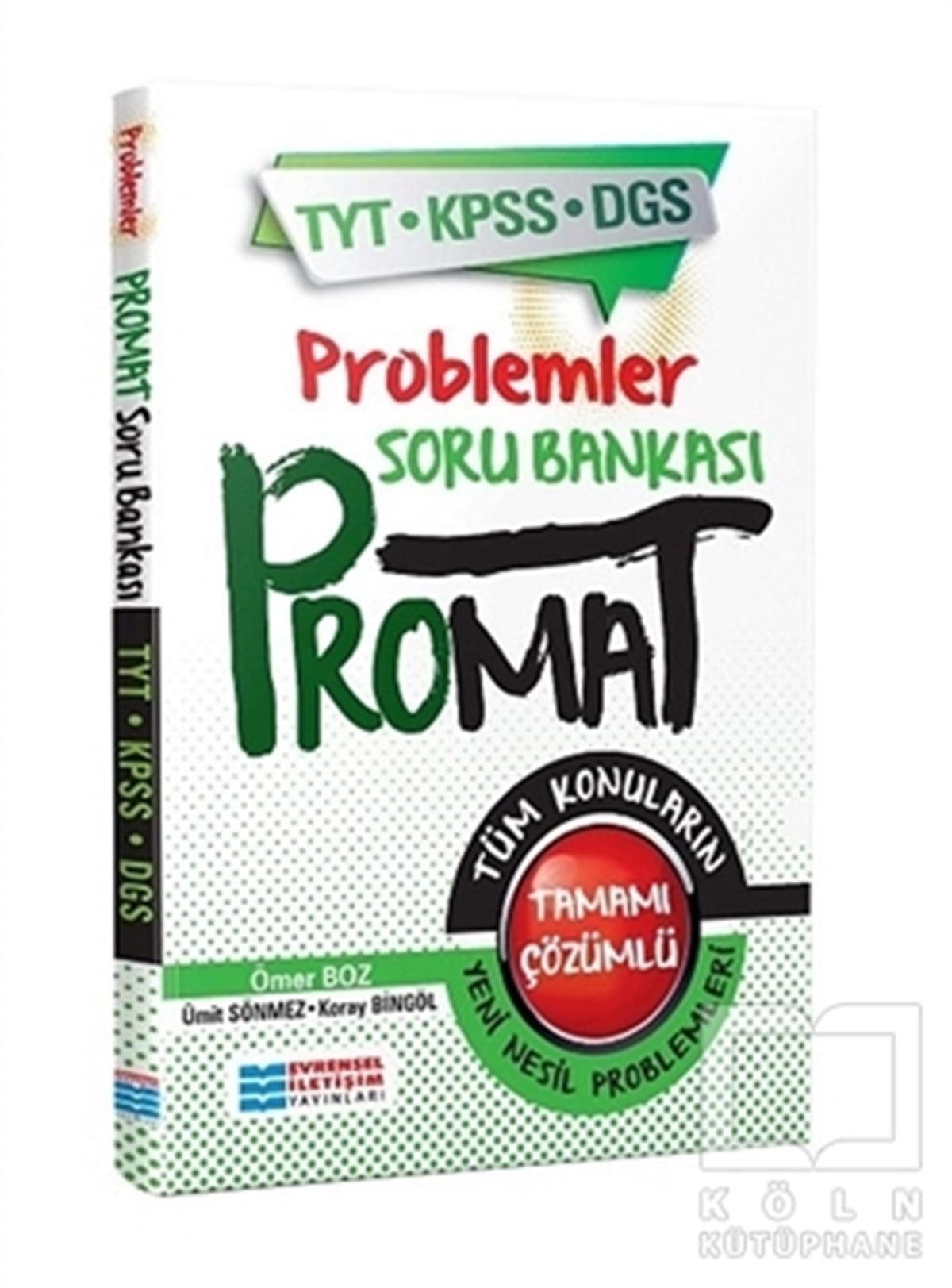 Ümit SönmezSınavlara Hazırlık KitaplarıTYT-KPSS-DGS Promat Problemler Soru Bankası
