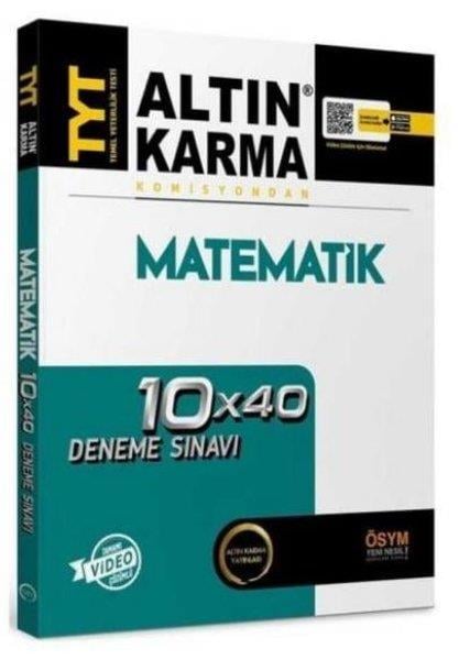 KolektifTYT MatematikTYT Matematik Tamamı Video Çözümlü 10x40 Deneme Sınavı