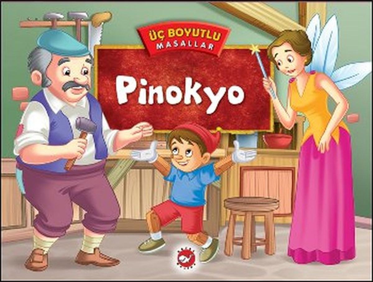 Aslı OnatOkul Öncesi Masal KitaplarıÜç Boyutlu Masallar - Pinokyo