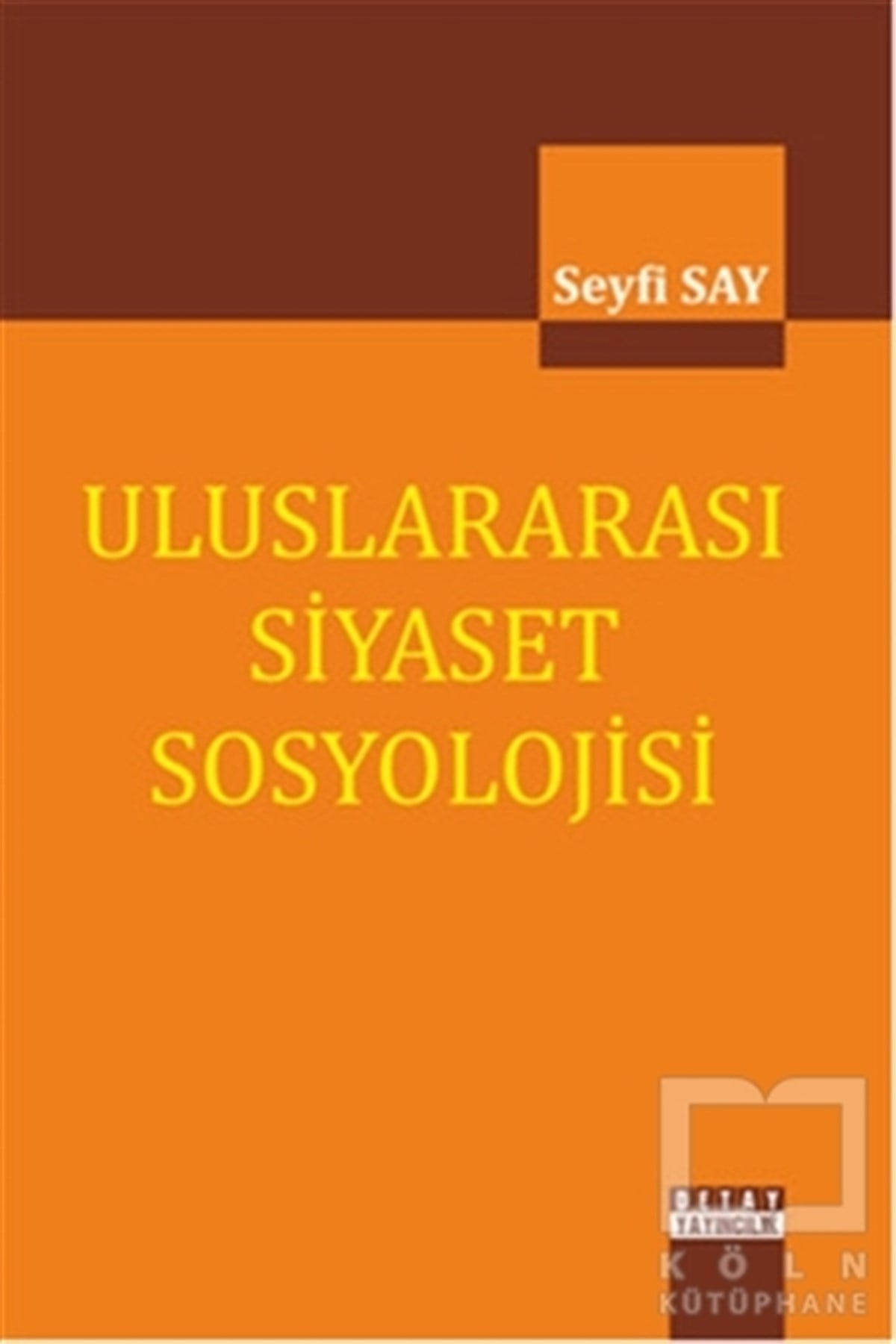 Seyfi SayDiğerUluslararası Siyaset Sosyolojisi