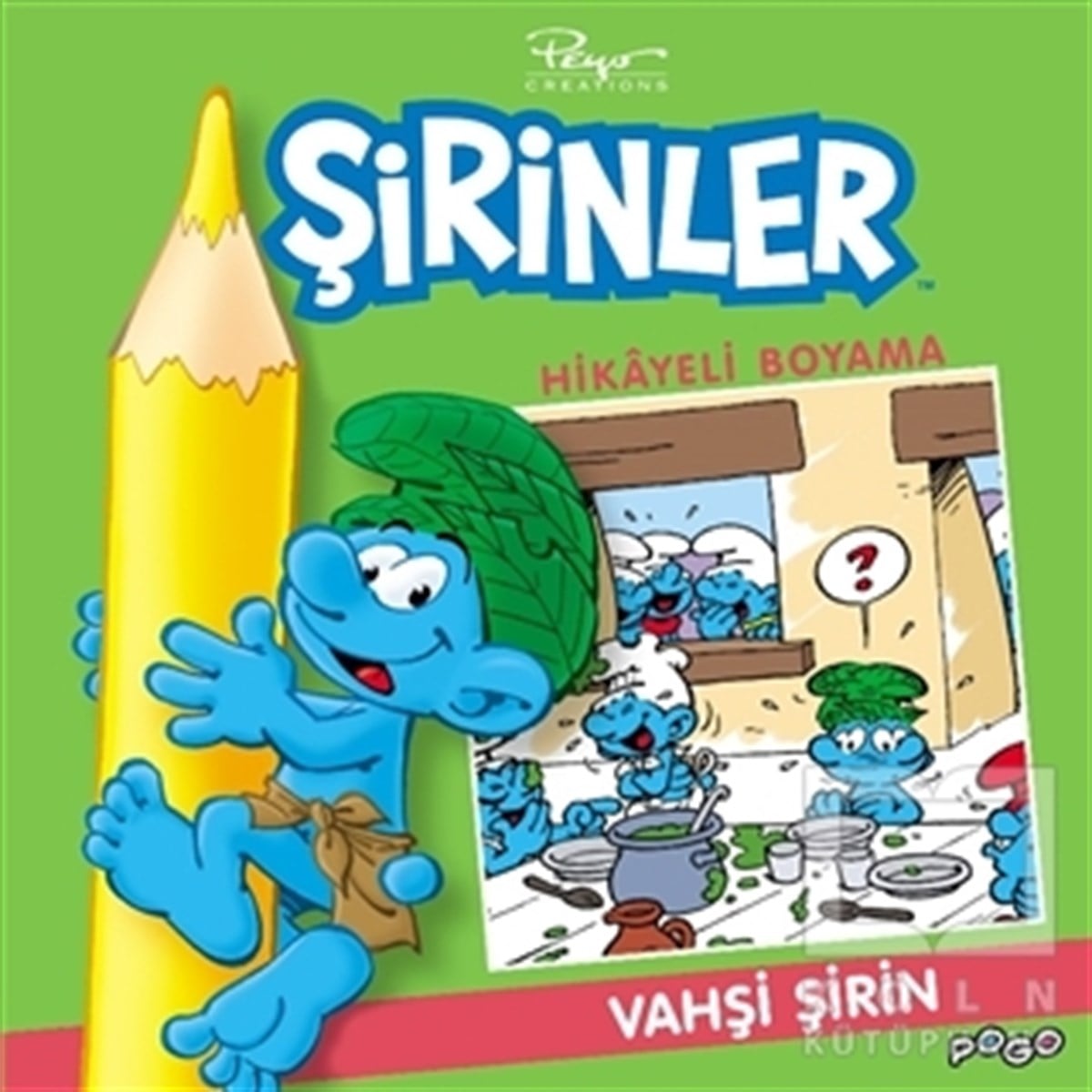 KolektifEtkinlik KitaplarıVahşi Şirin Hikayeli Boyama - Şirinler