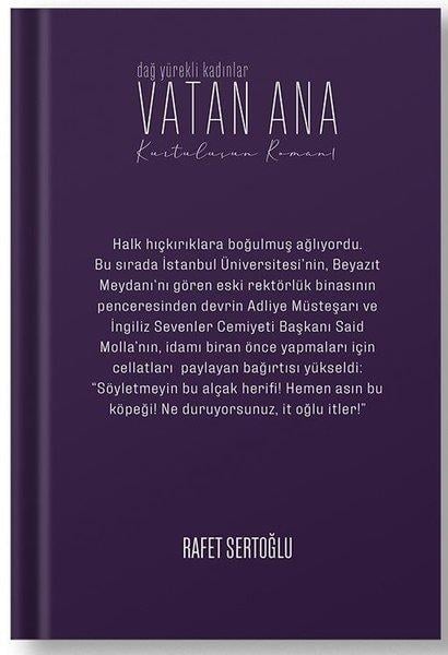 Rafet SertoğluTürk RomaniVatan Ana - Kurtuluşun Romanı