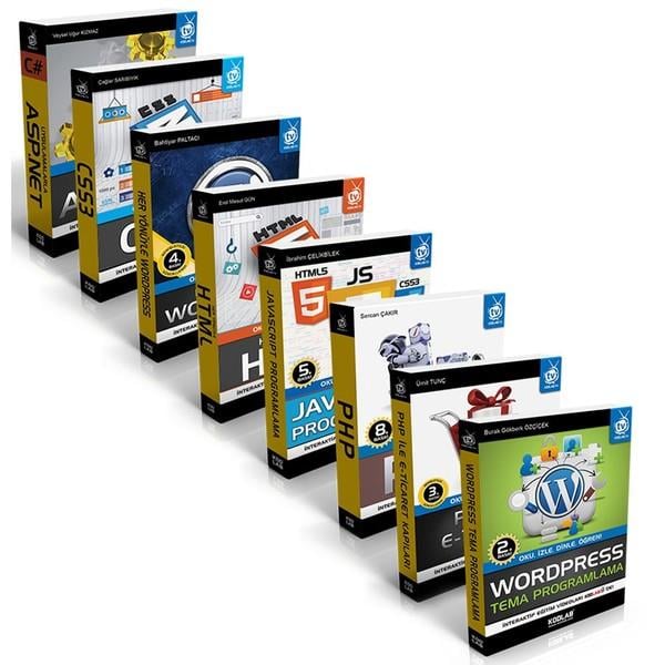 KolektifTasarim GrafikWeb Tasarım Seti-8 Kitap Takım