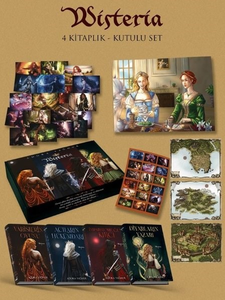 Adora YağmurFantastik Kitaplar & Fantastik RomanlarWisteria Serisi Seti - 4 Kitap Takım - Hediyeli Kutu