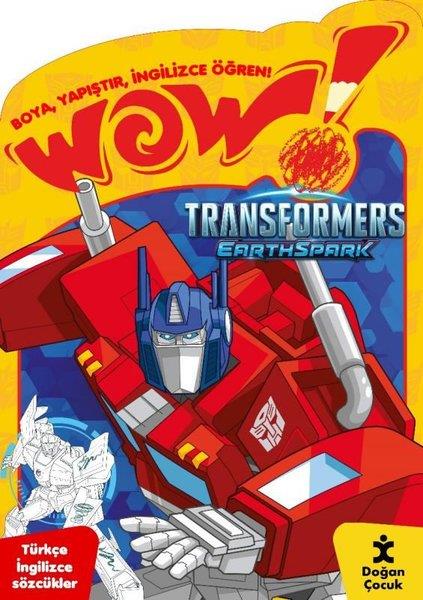 KolektifEgitim Etkinlik KitaplariWow! Transformers Eartspark Boyama Kitabı - Boya, Yapıştır, İngilizce Öğren! Türkçe İngilizce Sözcük